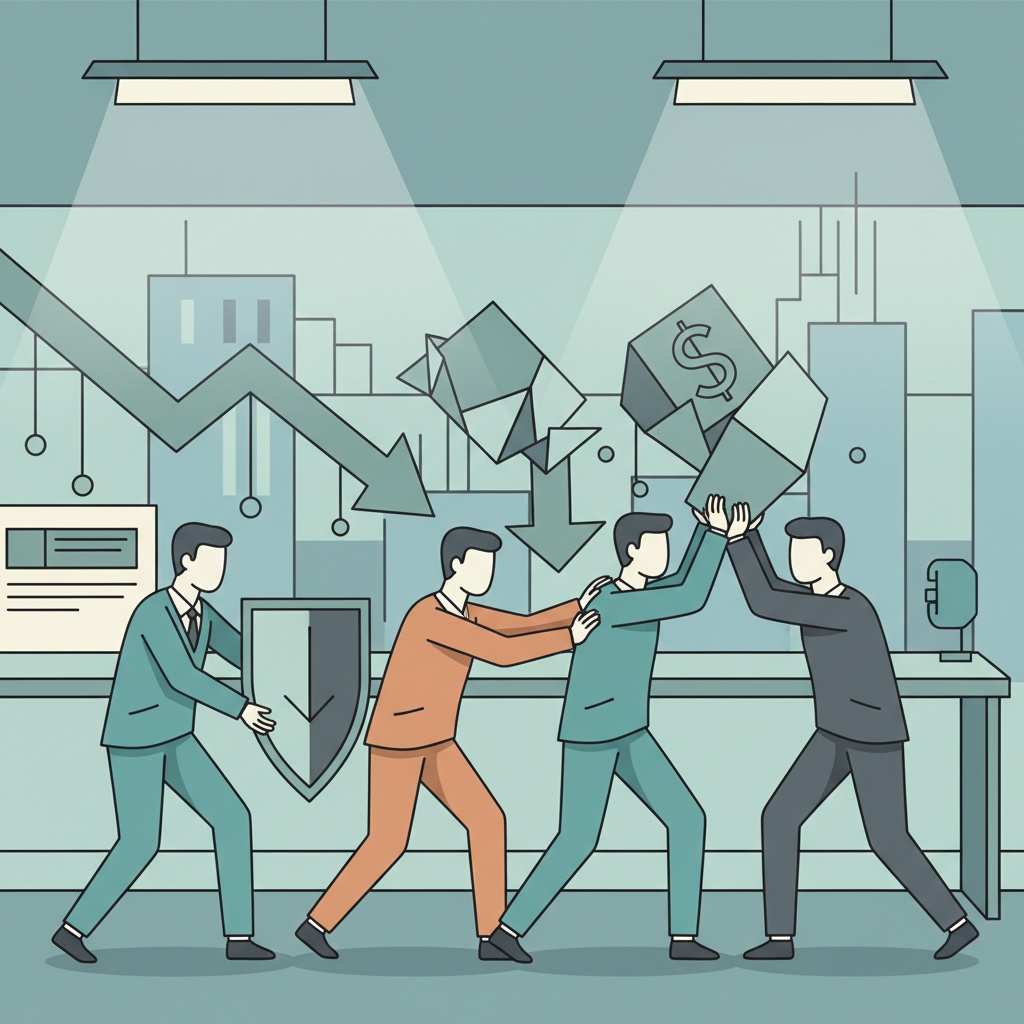 Alt text for article about risk management for businesses preparing for economic downturns should be Business Risk Planning